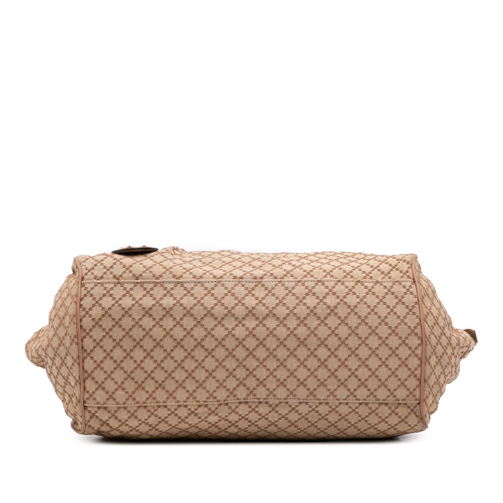 Gucci Diamante Canvas Sukey Satchel - Image 6
