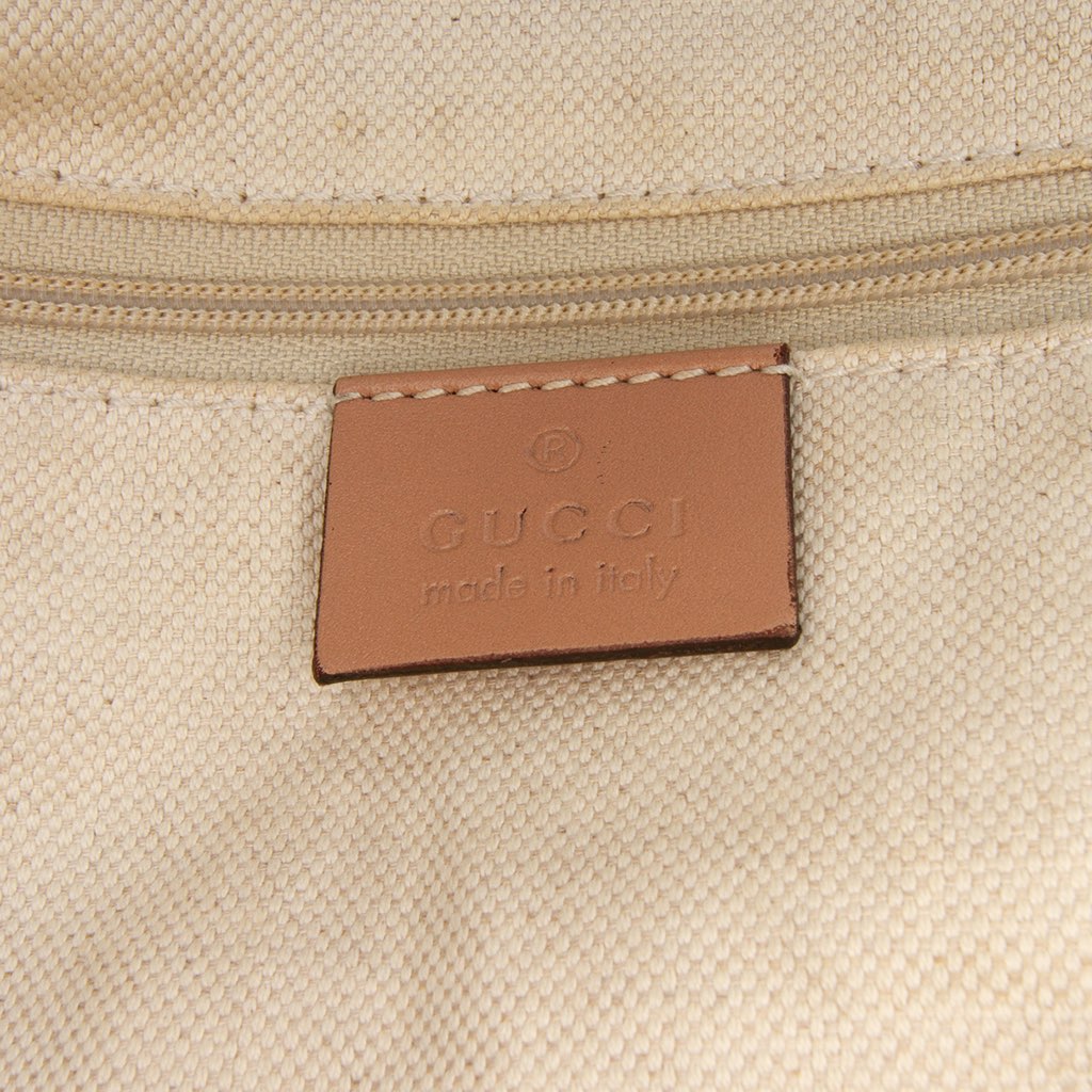 Gucci Diamante Canvas Sukey Satchel - Side view