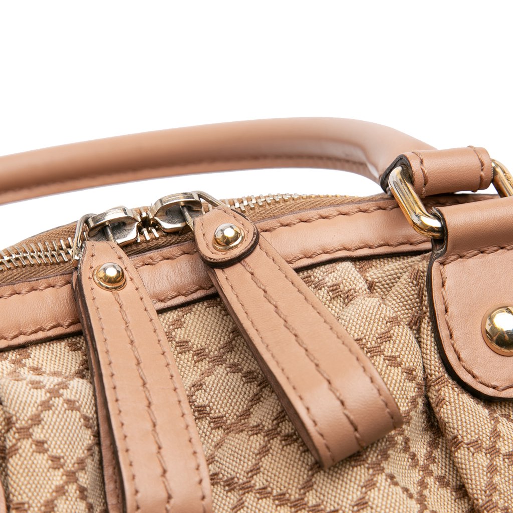 Gucci Diamante Canvas Sukey Satchel - Image 11