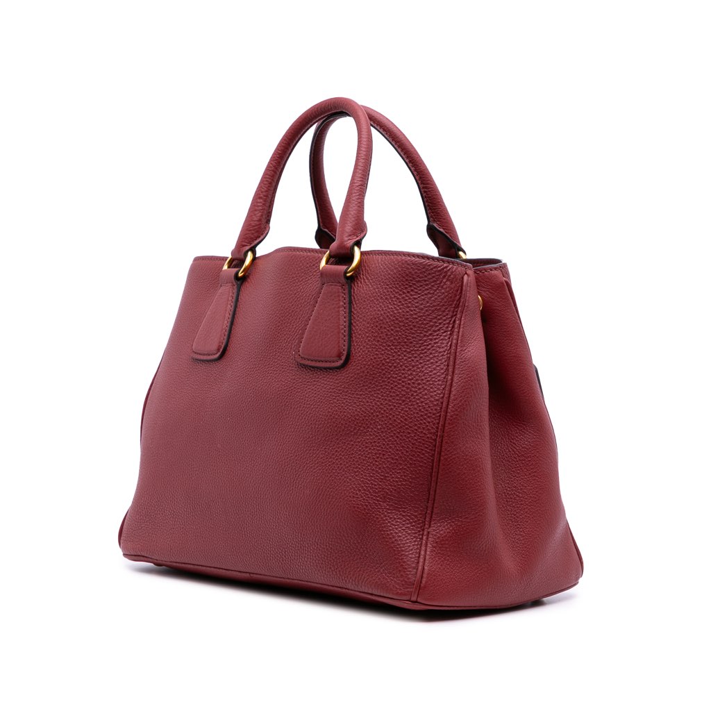 Prada Vitello Daino Open Convertible Tote - 2