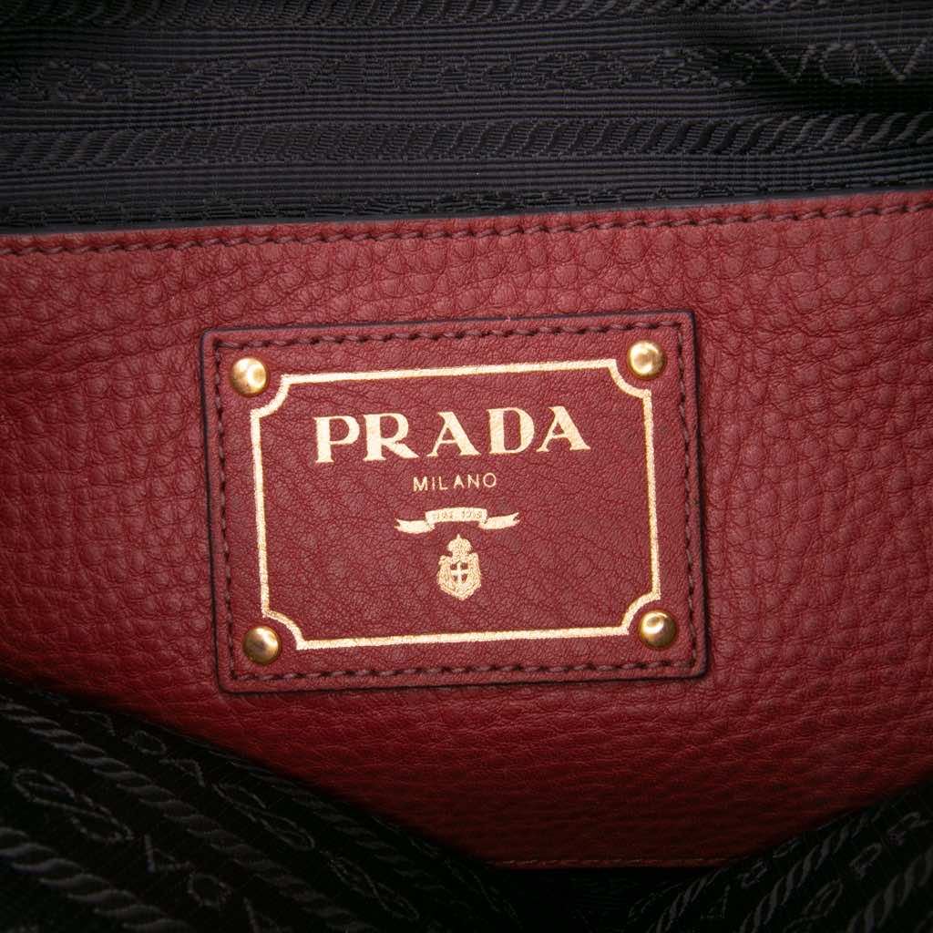 Prada Vitello Daino Open Convertible Tote - 5