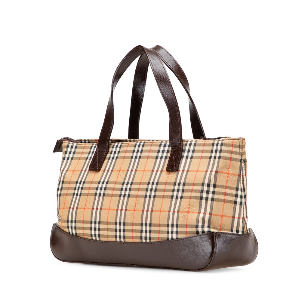 Burberry Haymarket Check Canvas Handbag - 2