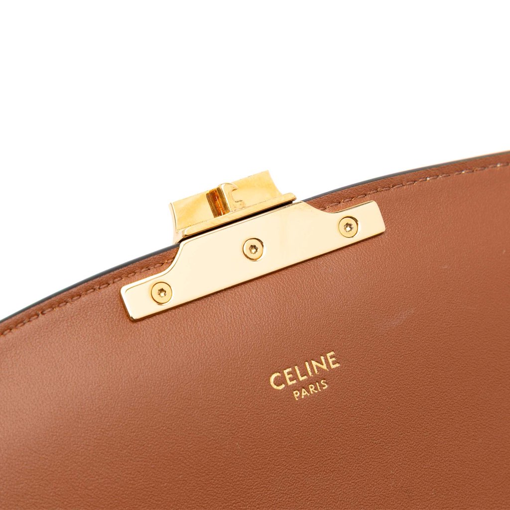 Celine Classique Triomphe Coated Canvas and Calfskin Triomphe Crossbody - Image 14