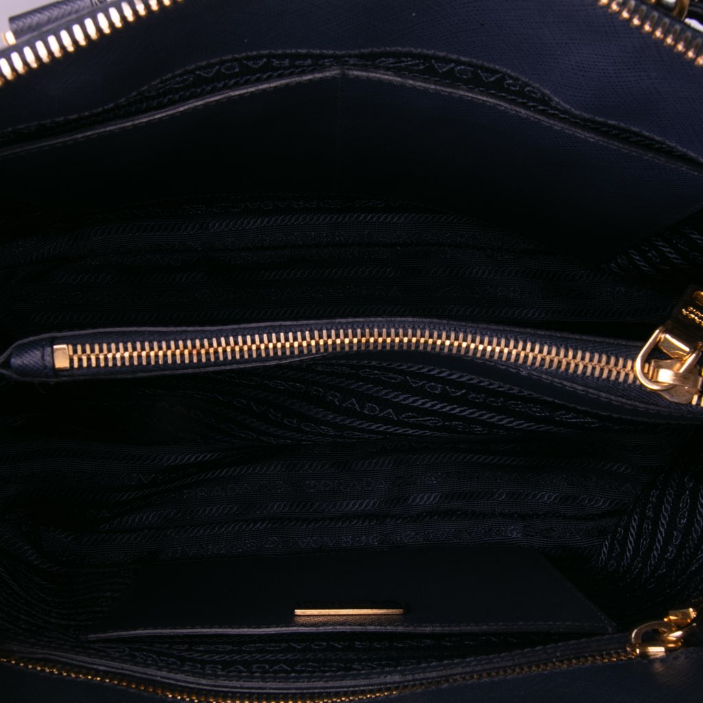 Prada Medium Saffiano Lux Promenade Satchel - 5