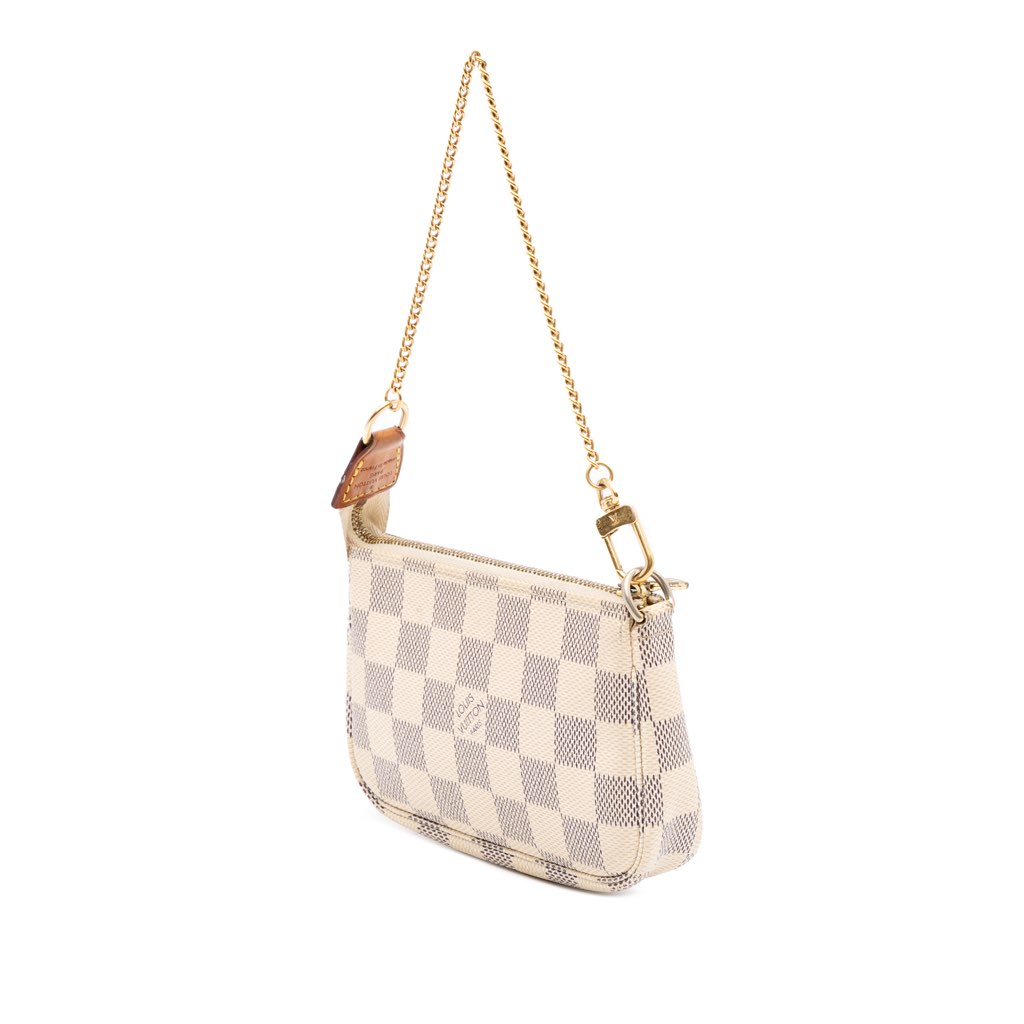 Louis Vuitton Damier Azur Mini Pochette Accessoires - Back view