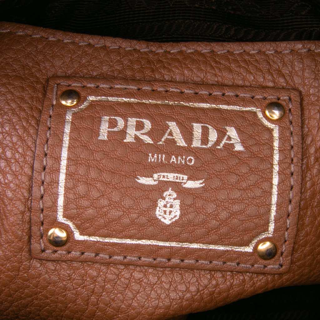 Prada Vitello Daino Sacca 2 Manici Convertible Tote - Side view