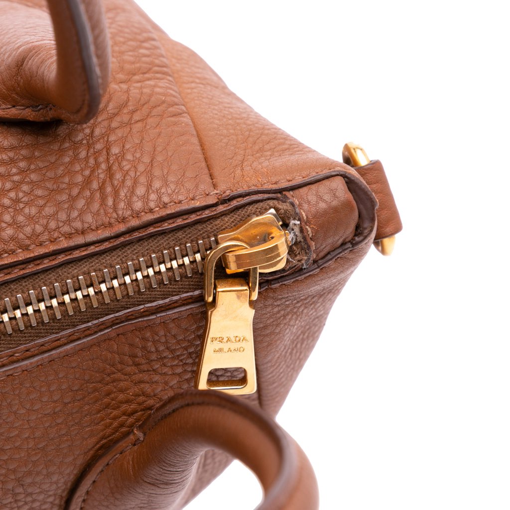 Prada Vitello Daino Sacca 2 Manici Convertible Tote - Image 10