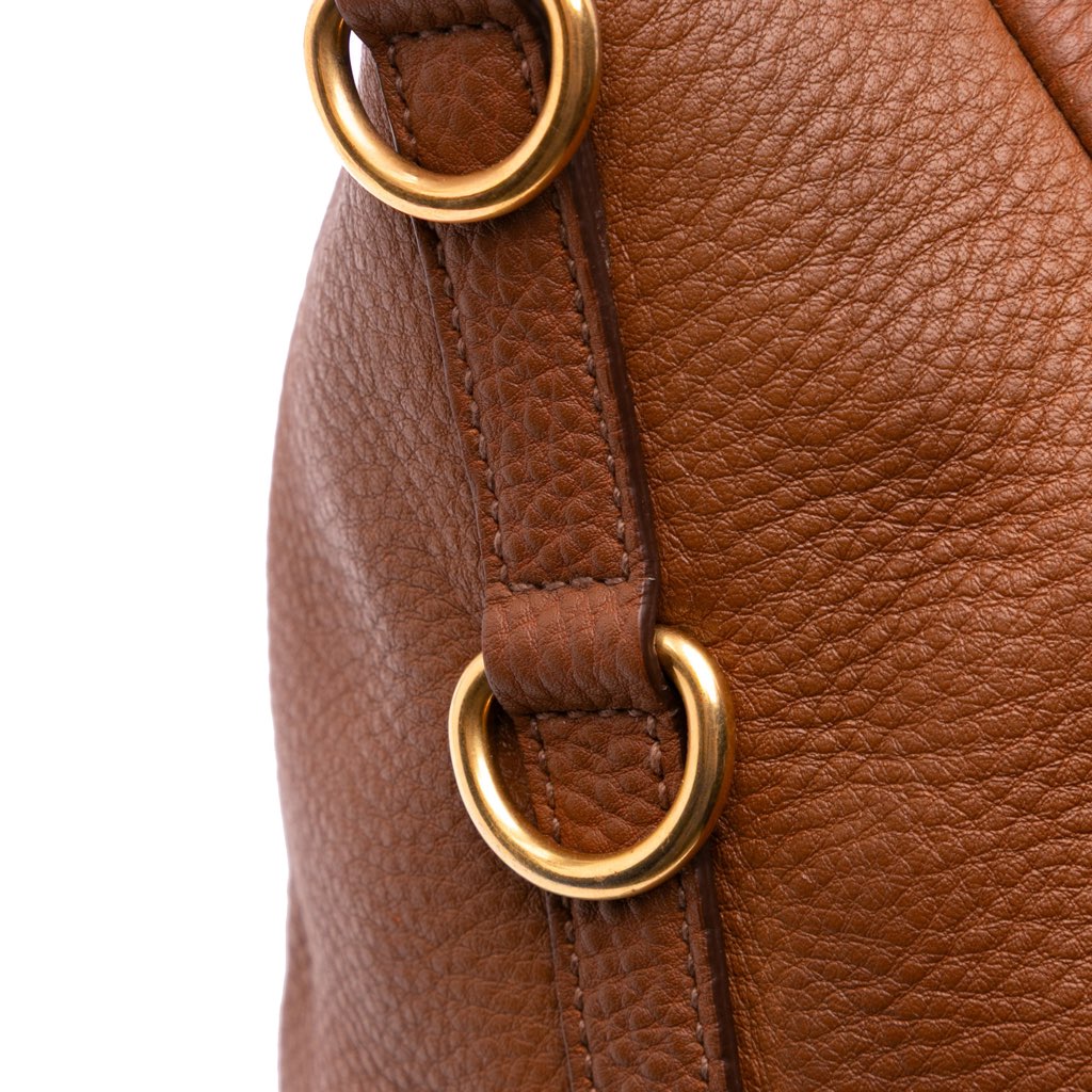 Prada Vitello Daino Sacca 2 Manici Convertible Tote - Image 12