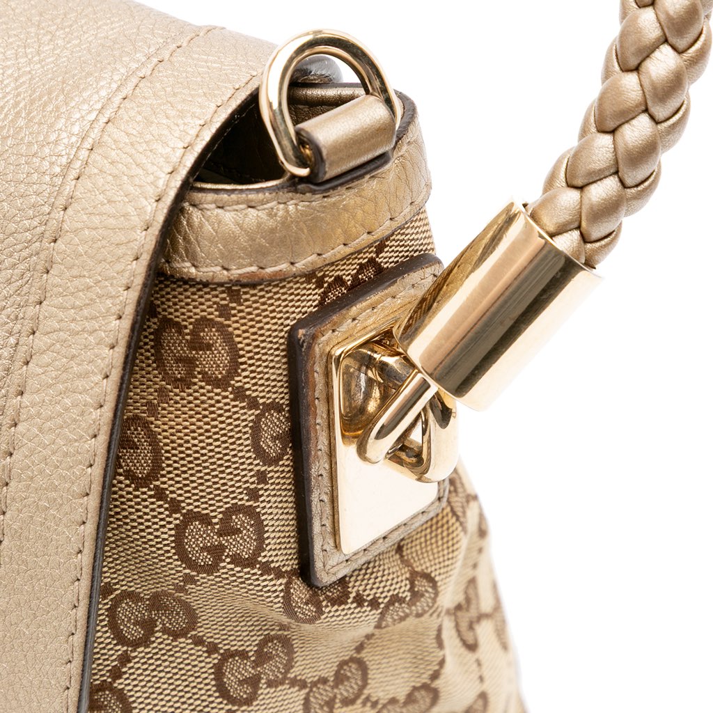 Gucci GG Canvas Bella Flap Satchel - Image 14