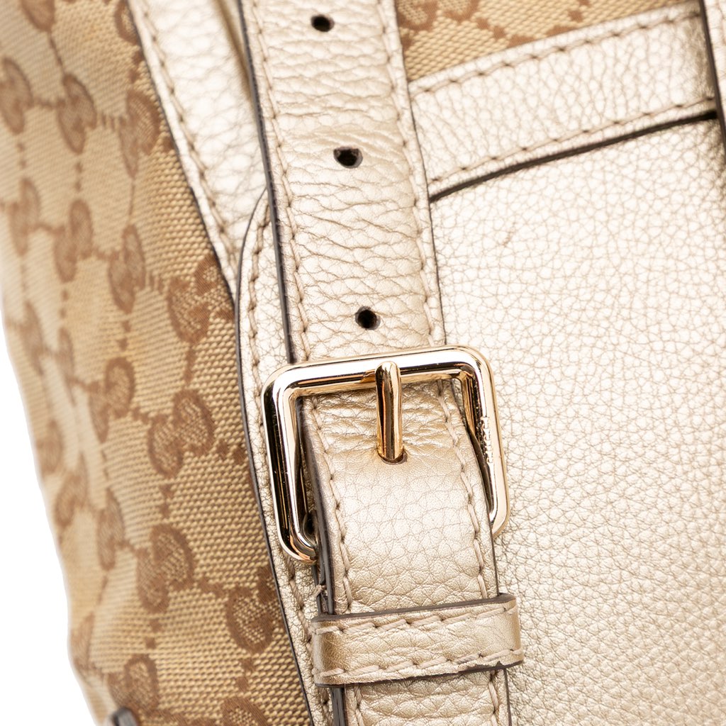 Gucci GG Canvas Bella Flap Satchel - Image 16