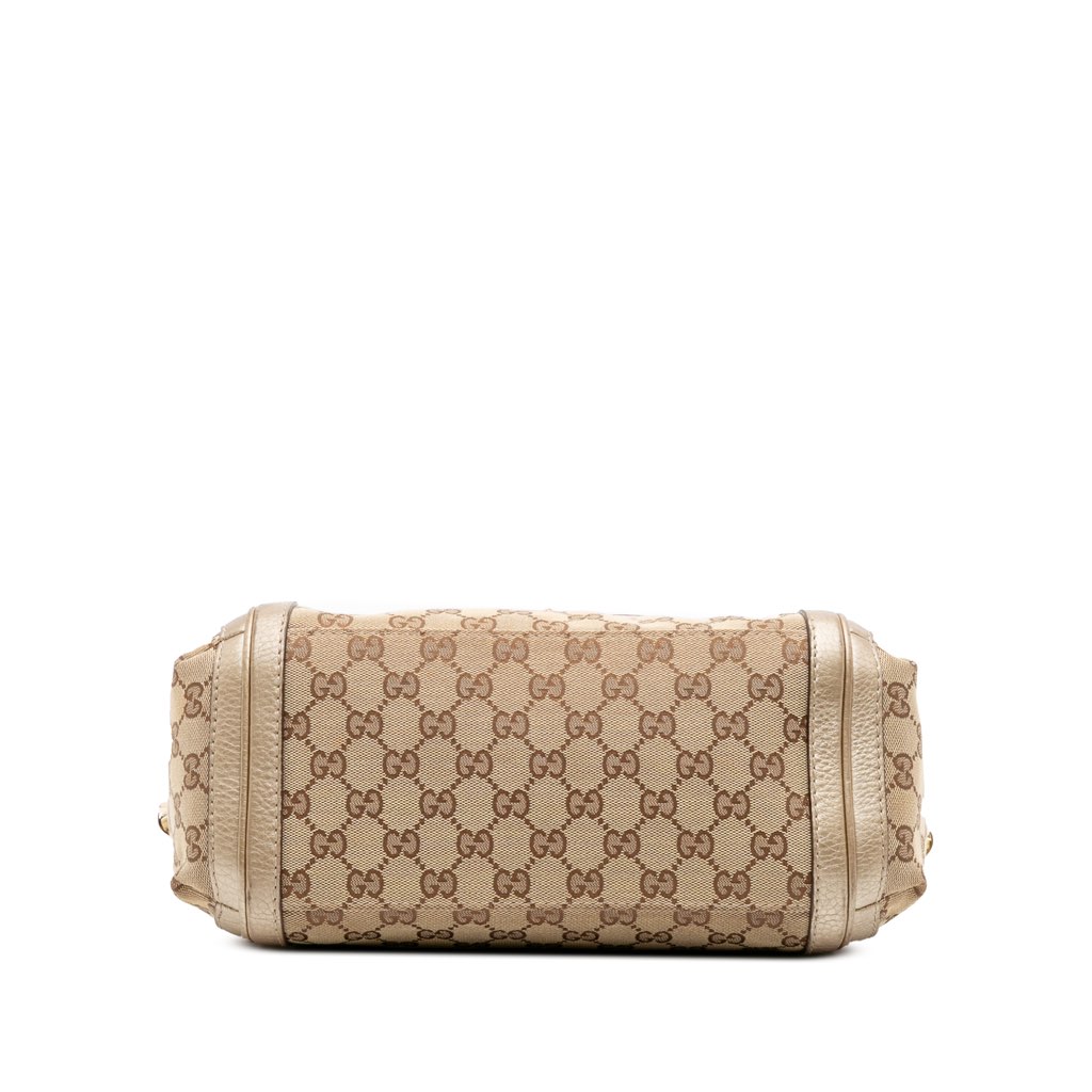 Gucci GG Canvas Bella Flap Satchel - Image 6