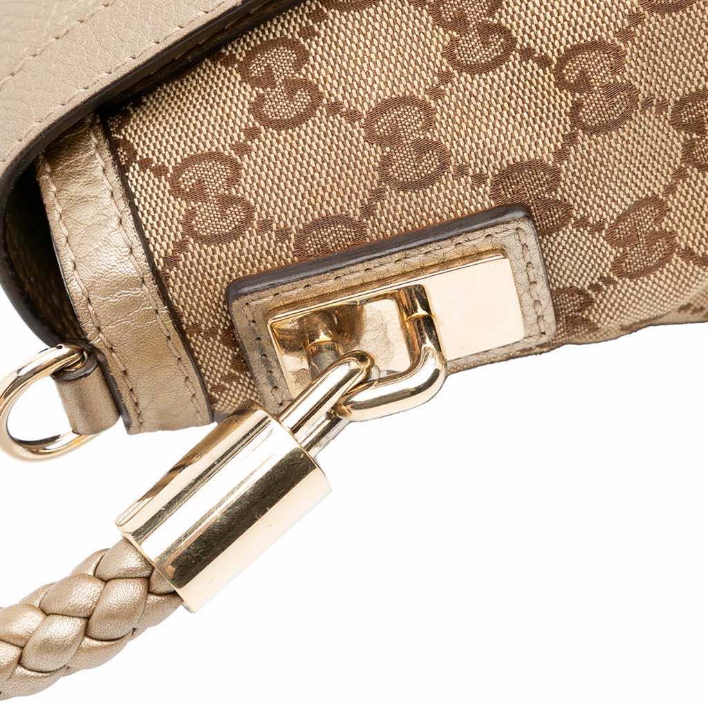 Gucci GG Canvas Bella Flap Satchel - Image 12