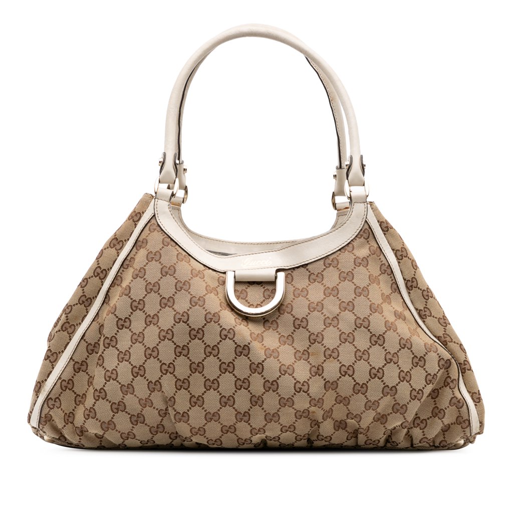 Gucci GG Canvas Abbey D Ring Shoulder Bag