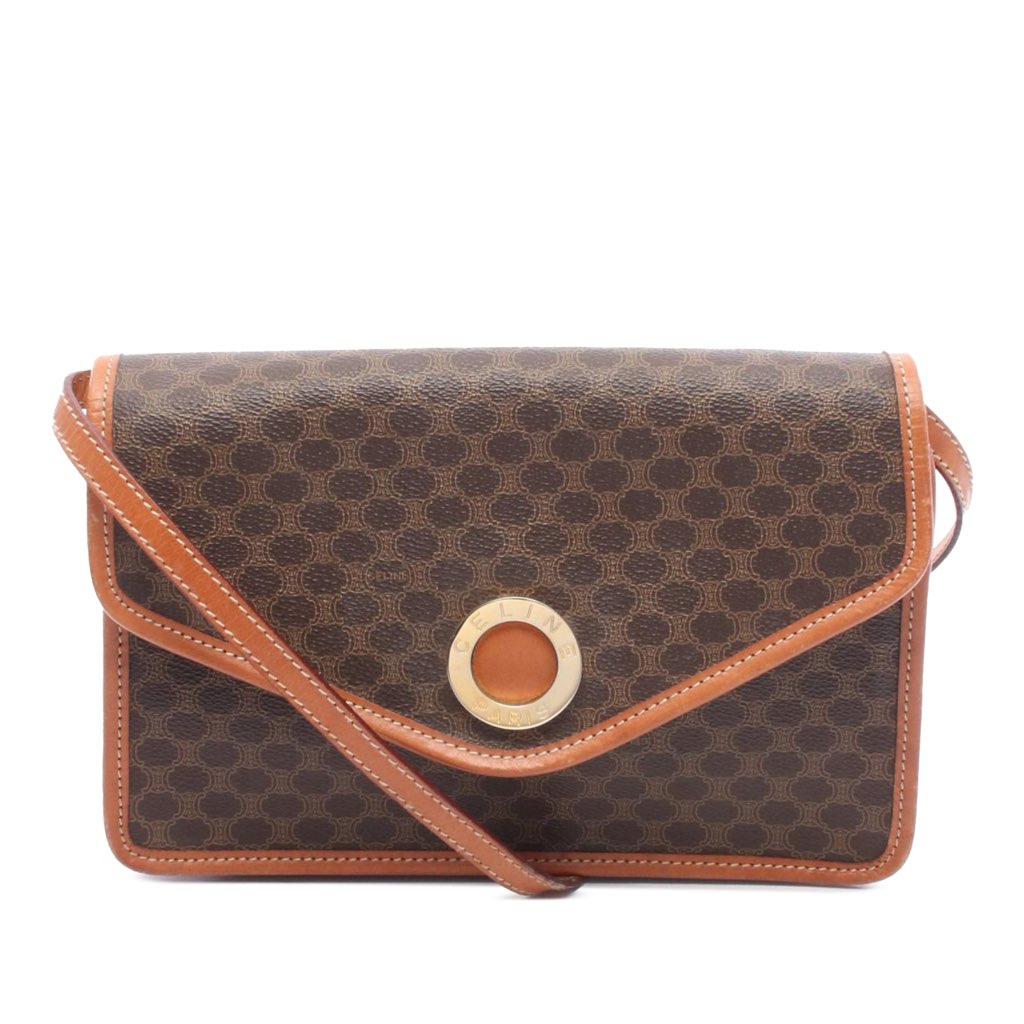 Celine Macadam Coated Canvas Crossbody