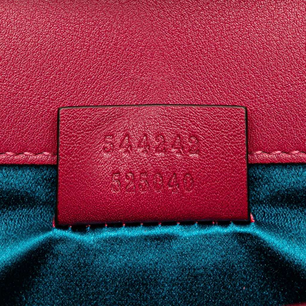 Gucci Crystal GG Velvet Broadway Crossbody - Detail 1
