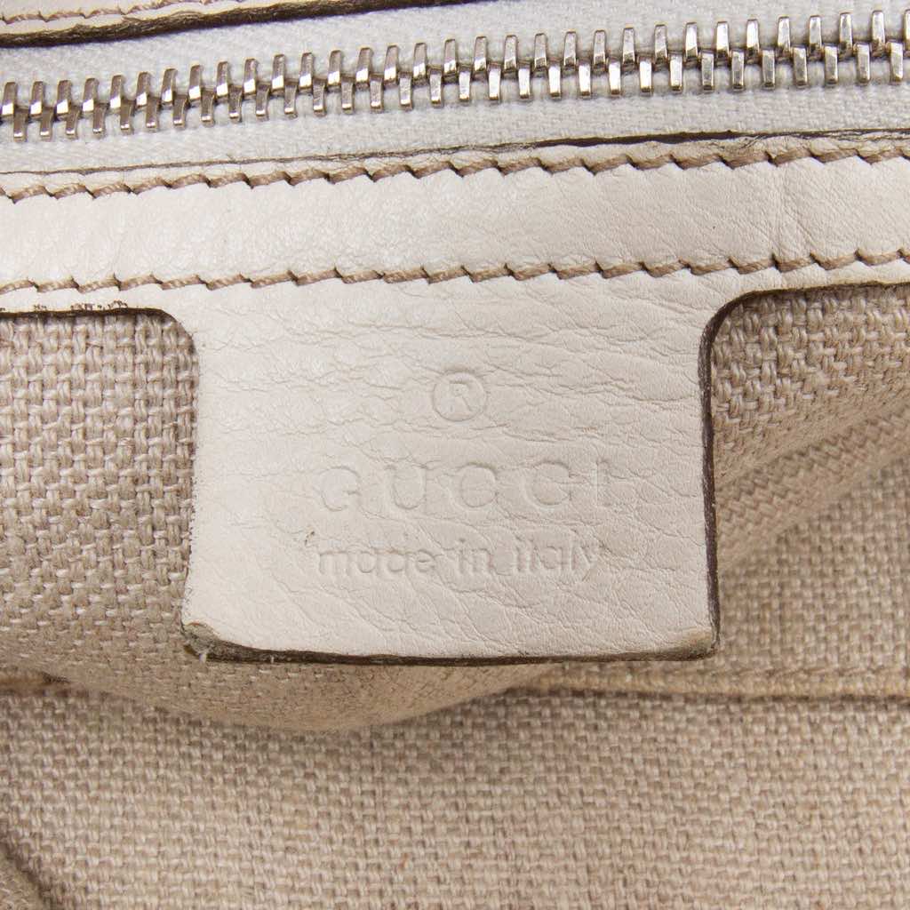 Gucci Medium GG Canvas Icon Bit Satchel - 5