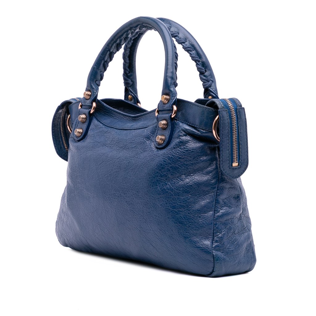 Balenciaga Lambskin Motocross Giant 12 First Satchel - 2