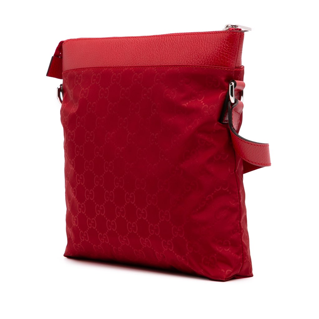 Gucci GG Nylon Flat Messenger Bag - 2