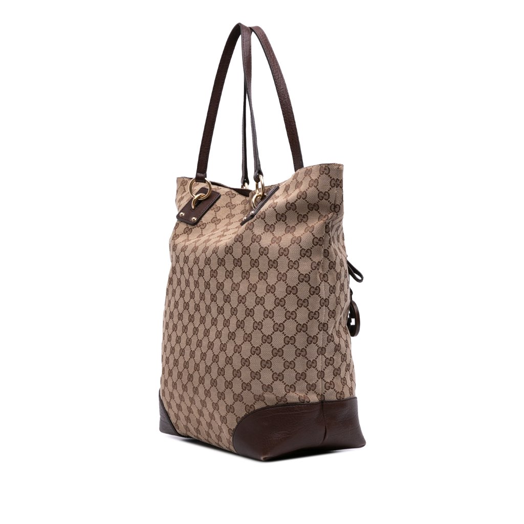 Gucci Large GG Canvas GG Charm Tote - 2