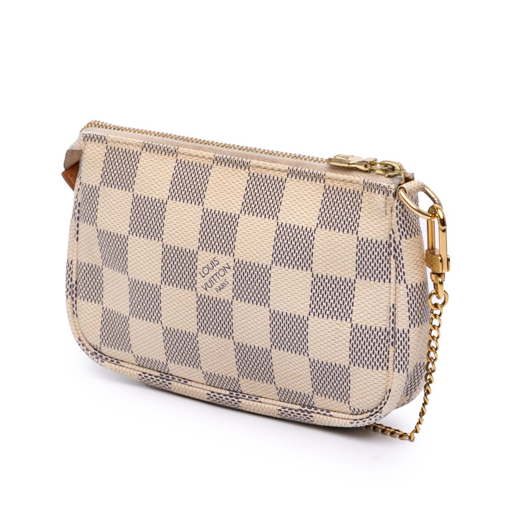 Louis Vuitton Damier Azur Mini Pochette Accessoires - Back view