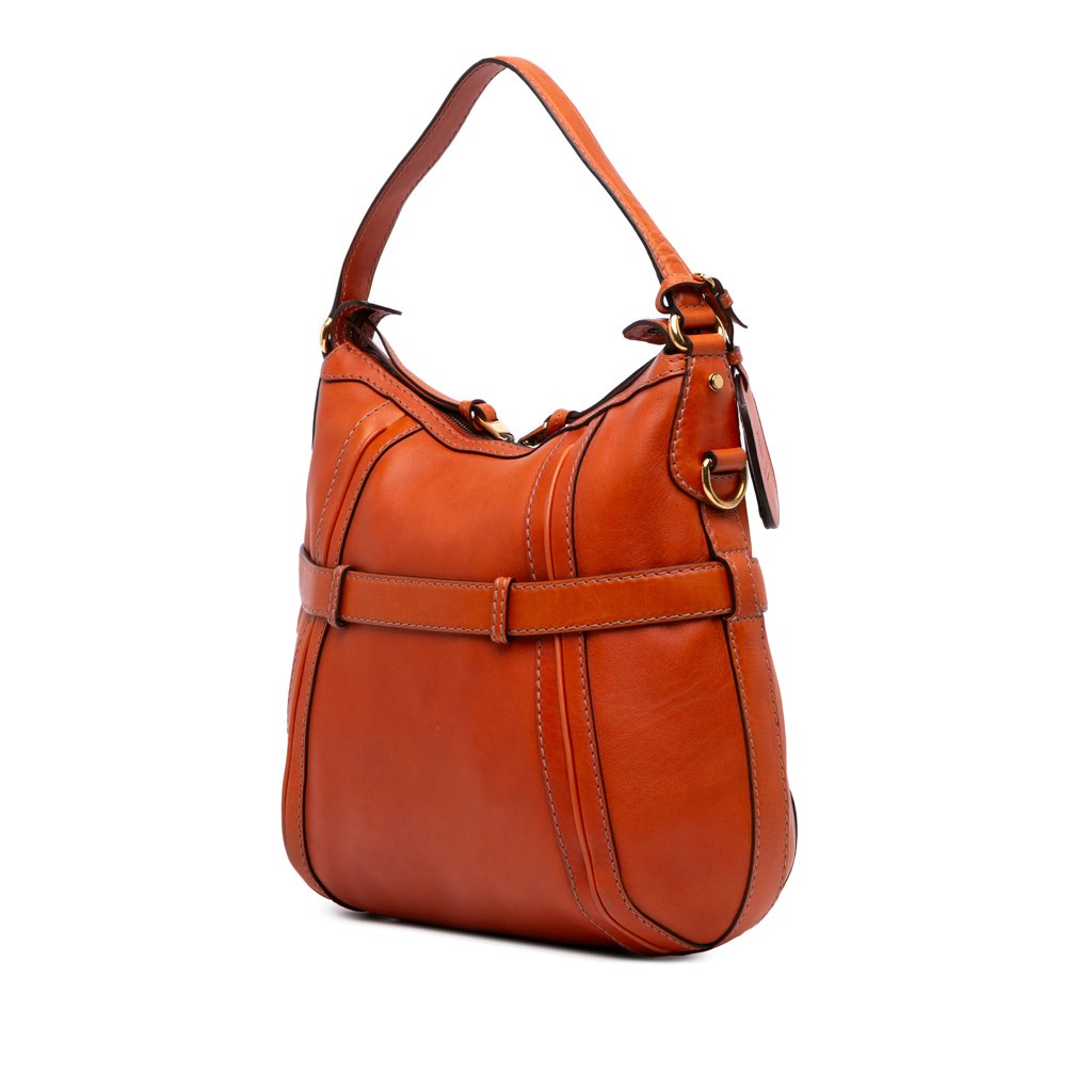 Gucci Medium Leather Running Satchel - 2