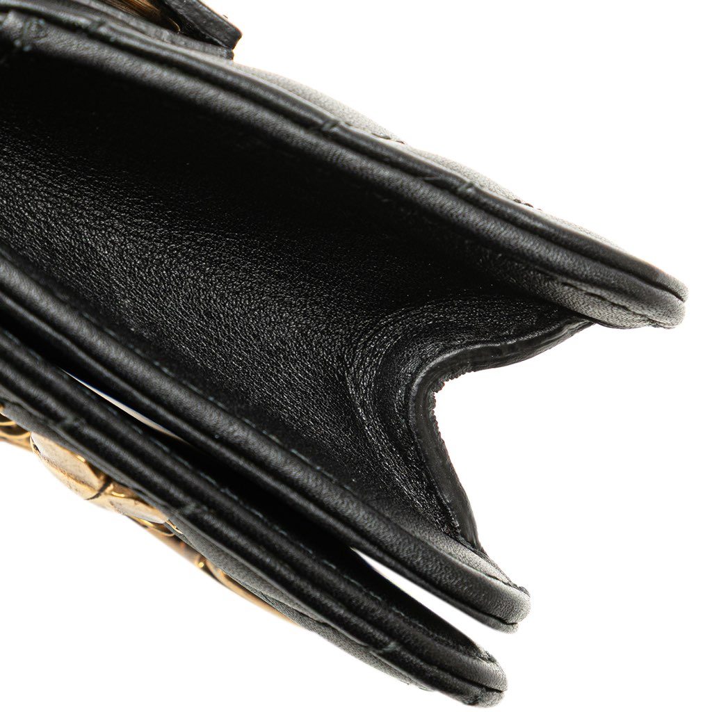 Gucci Mini GG Marmont Matelasse Leather Animal Studs Belt Pouch Bag - Image 12