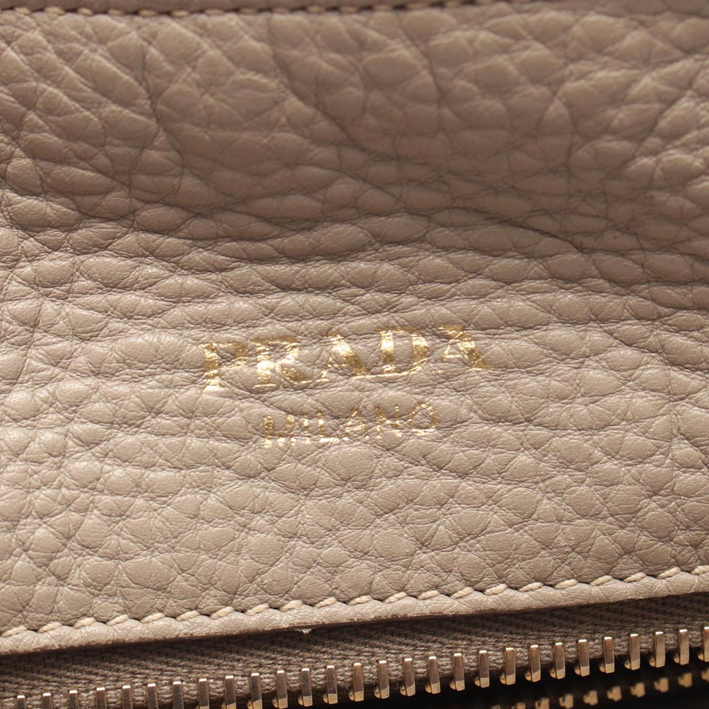 Prada Vitello Daino Zip Top Convertible Tote - 4