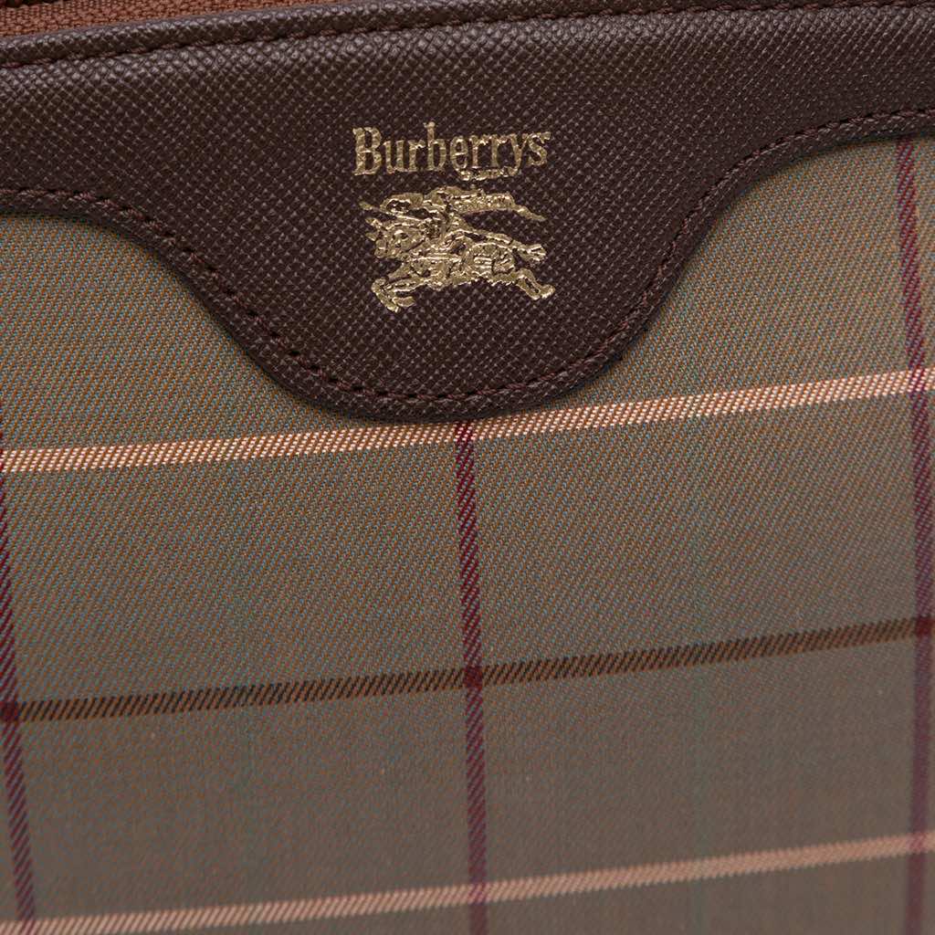 Burberry Vintage Check Canvas Clutch - Detail 1