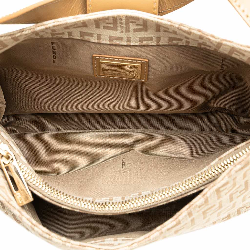 Fendi Zucchino Canvas Shoulder Bag - 4