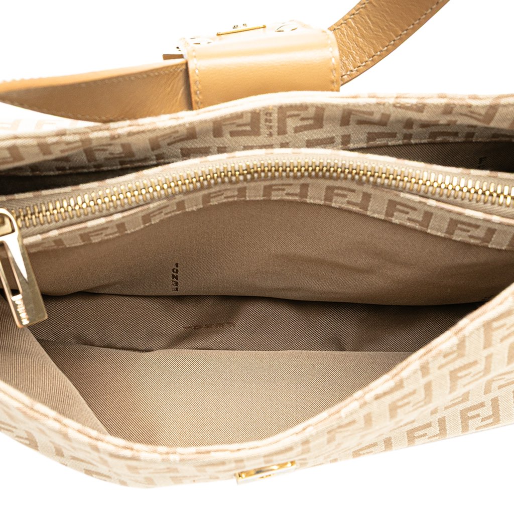 Fendi Zucchino Canvas Shoulder Bag - 5
