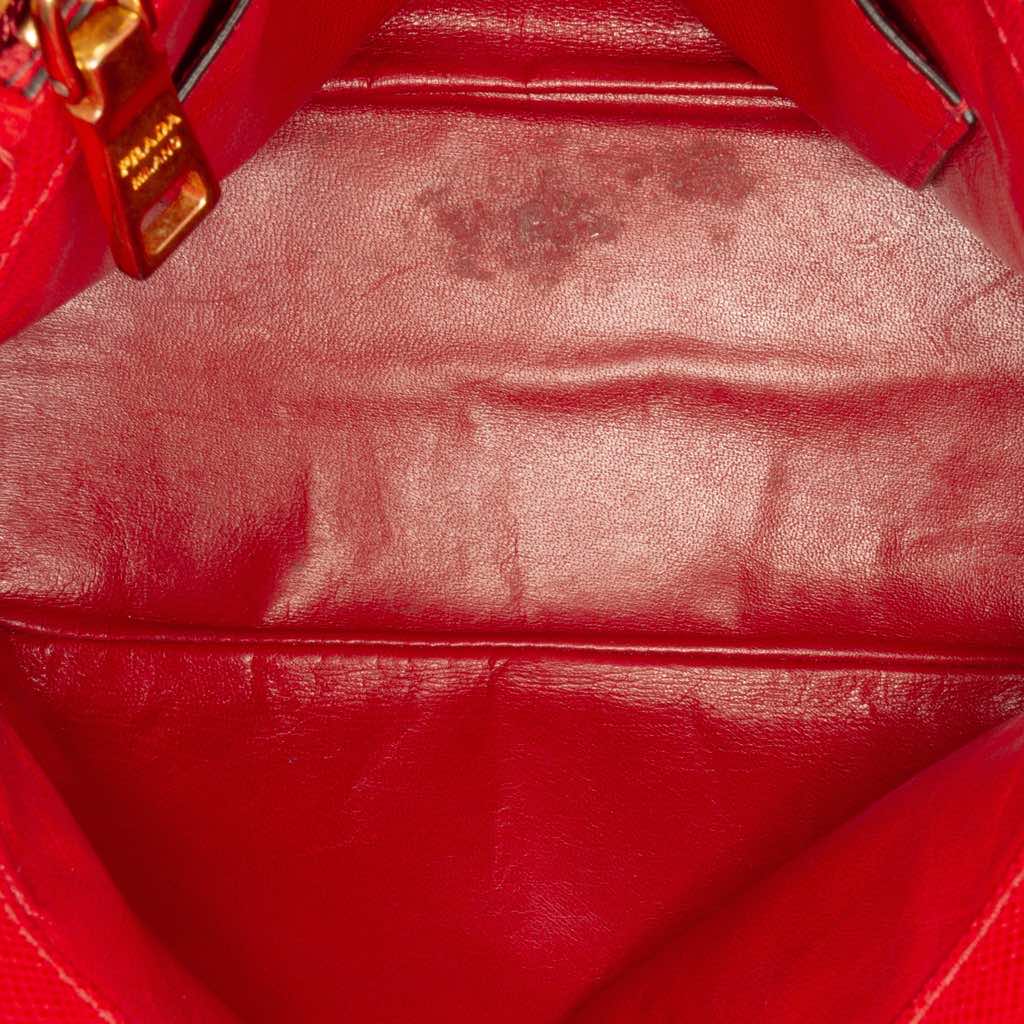 Prada Medium Saffiano Dome Satchel - 4