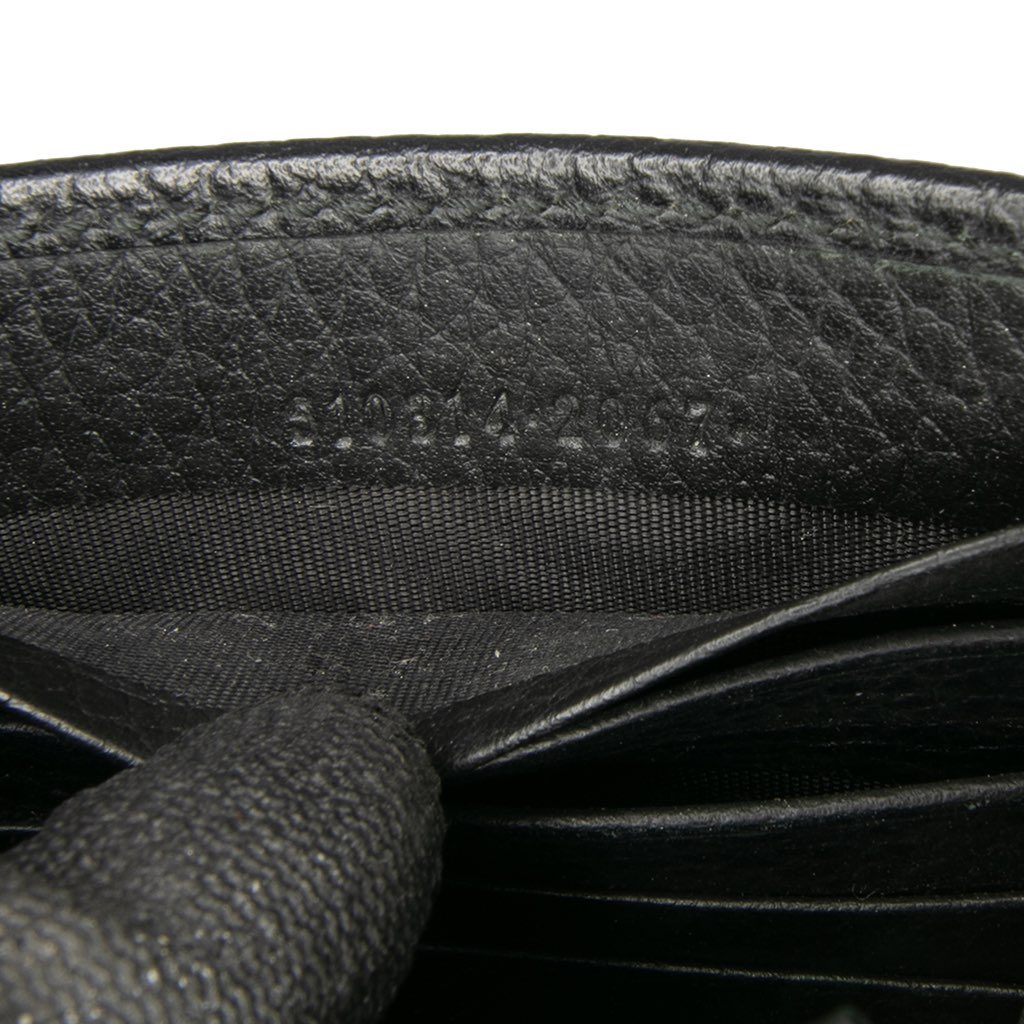 Gucci Leather Interlocking G Dollar Wallet on Chain - Detail 1