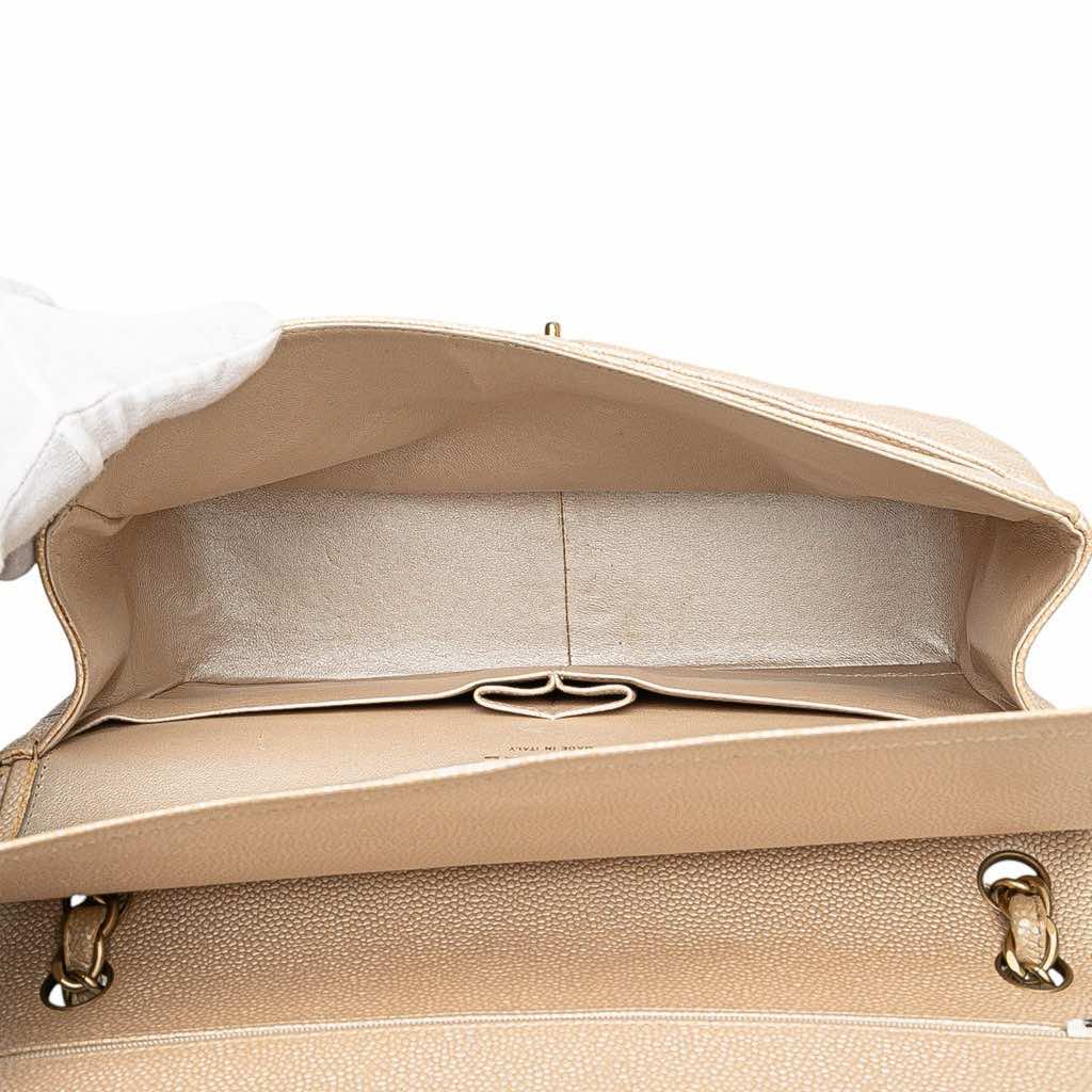 Chanel Jumbo Classic Iridescent Caviar Double Flap - 4