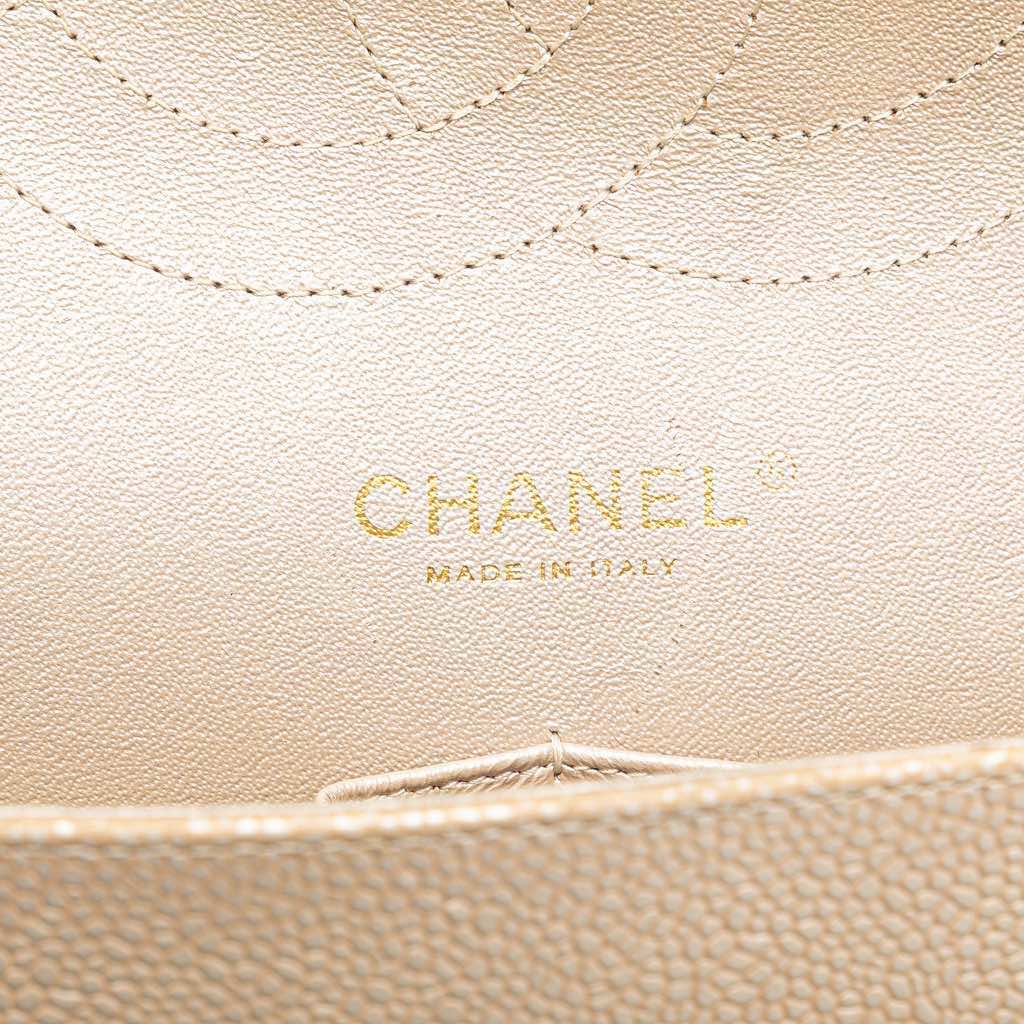 Chanel Jumbo Classic Iridescent Caviar Double Flap - Image 10