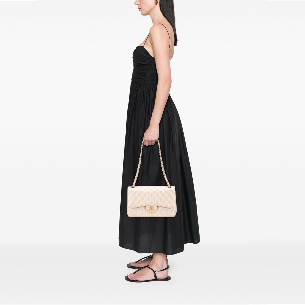 Chanel Jumbo Classic Iridescent Caviar Double Flap - Image 11