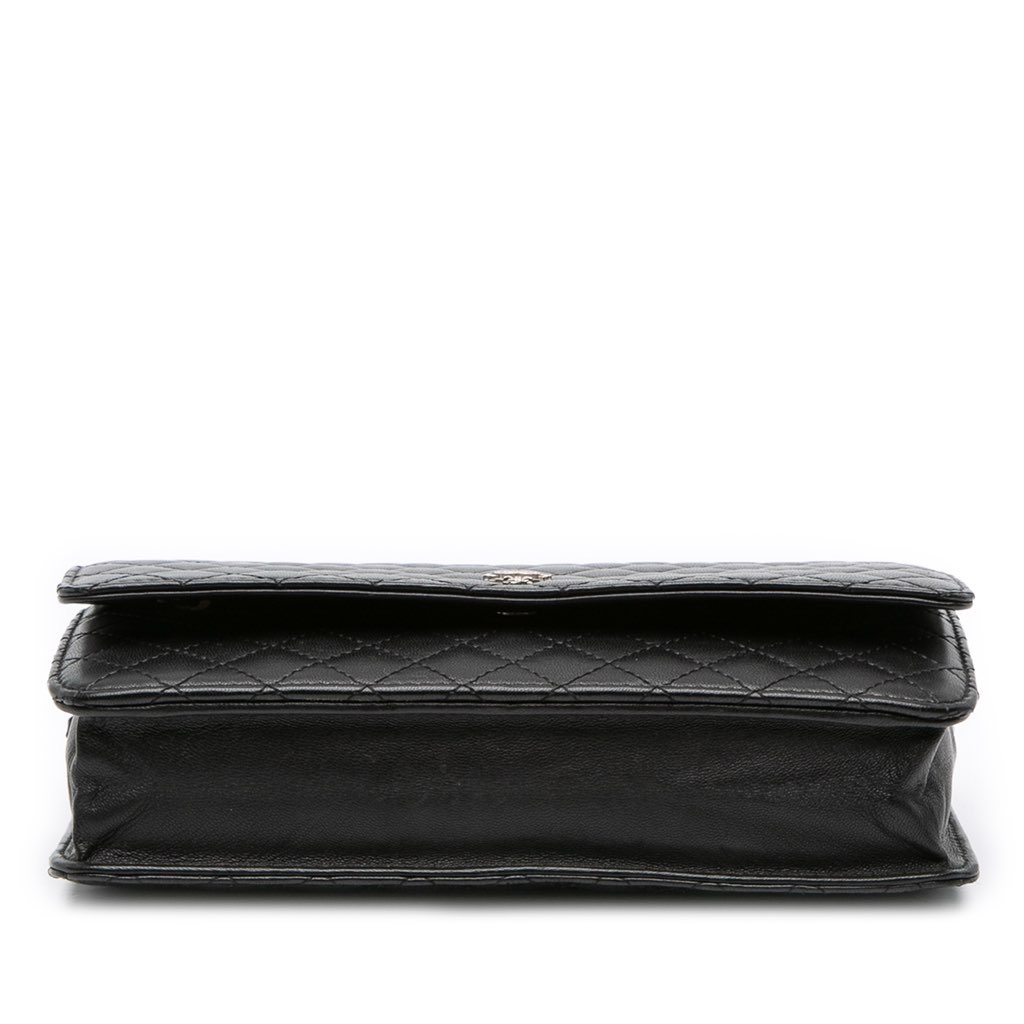 Chanel Microquilted Lambskin Wallet On Chain - 3