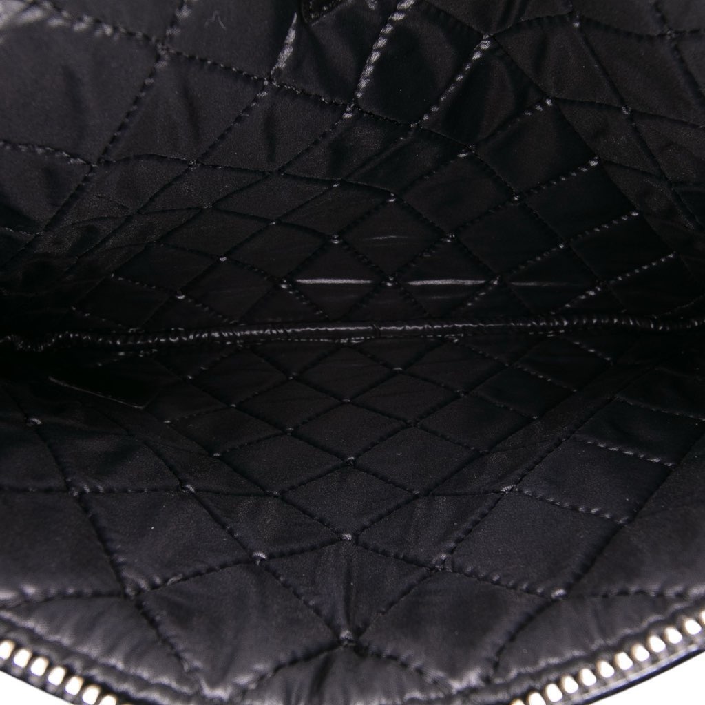 Chanel Medium Quilted Patent O Case Clutch - 4