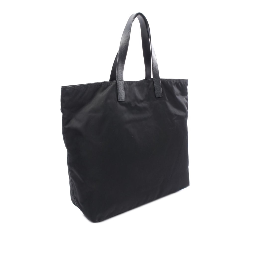 Prada Saffiano Trimmed Tessuto Tote - 2