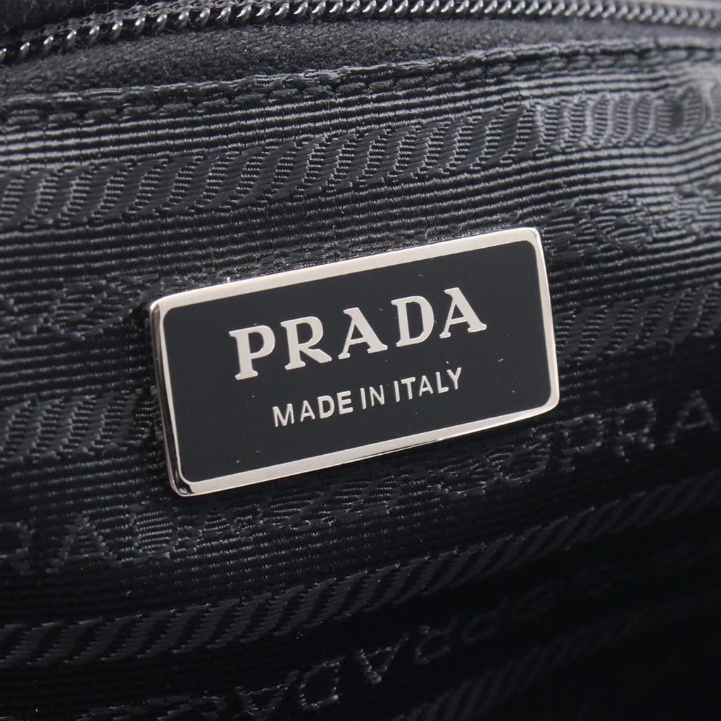 Prada Saffiano Trimmed Tessuto Tote - 4