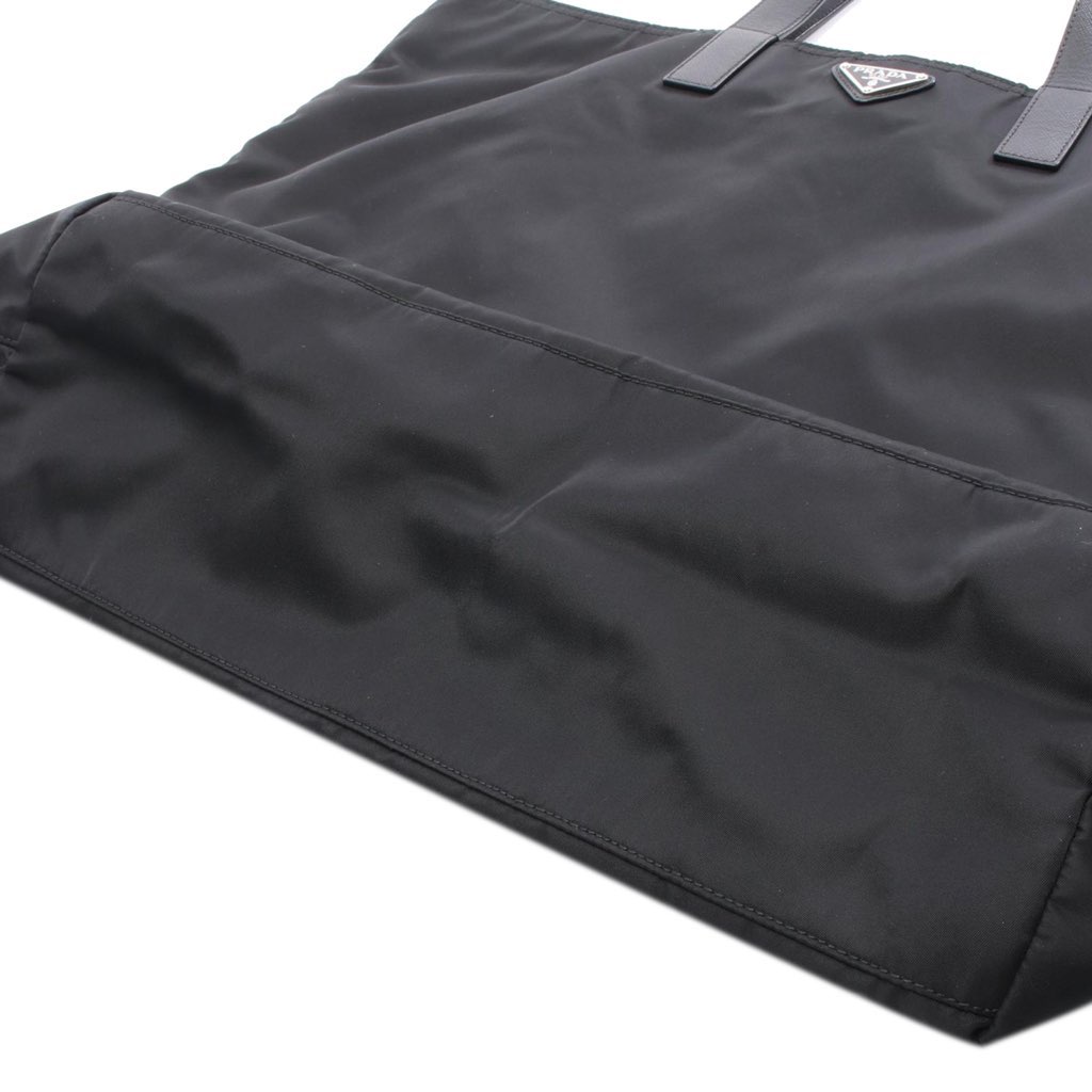 Prada Saffiano Trimmed Tessuto Tote - 5