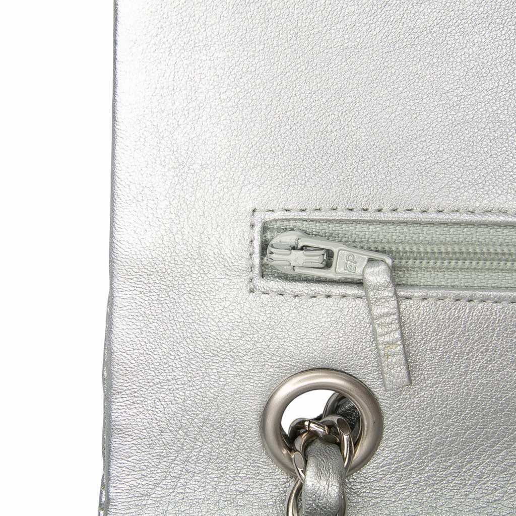 Chanel Medium Classic Perforated Lambskin Double Flap - 5