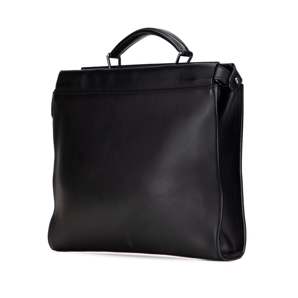 Fendi Large Leather Selleria Peekaboo Iconic Fit Bag - 2