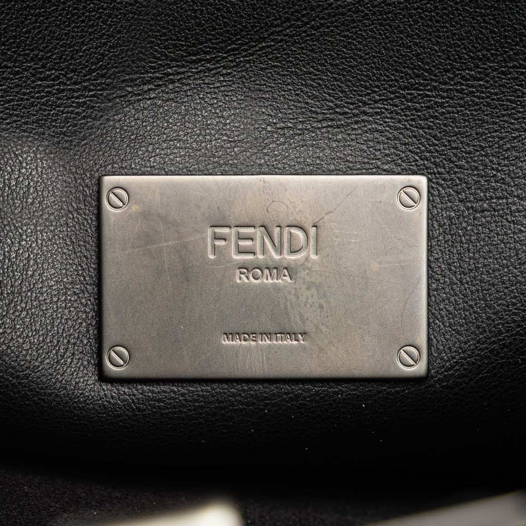 Fendi Large Leather Selleria Peekaboo Iconic Fit Bag - 5