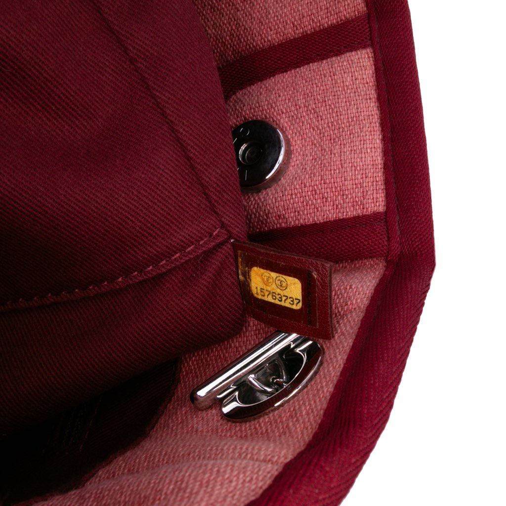 Chanel Mini Canvas Deauville Tote - Side view