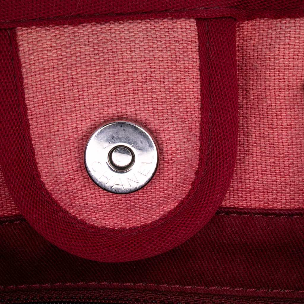 Chanel Mini Canvas Deauville Tote - Detail 1