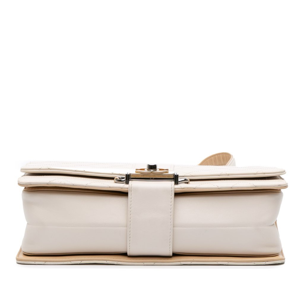 Chanel CC Stitched Calfskin Chain Flap - Image 6