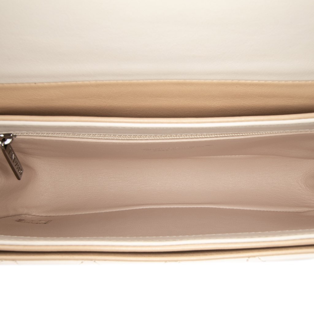 Chanel CC Stitched Calfskin Chain Flap - 4