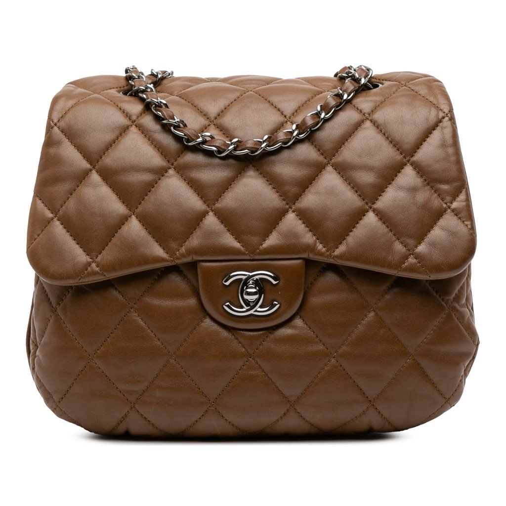 Chanel CC Quilted Lambskin 3 Flap