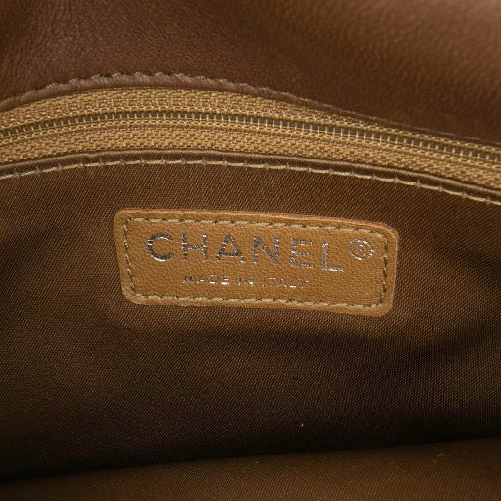 Chanel CC Quilted Lambskin 3 Flap - Side view