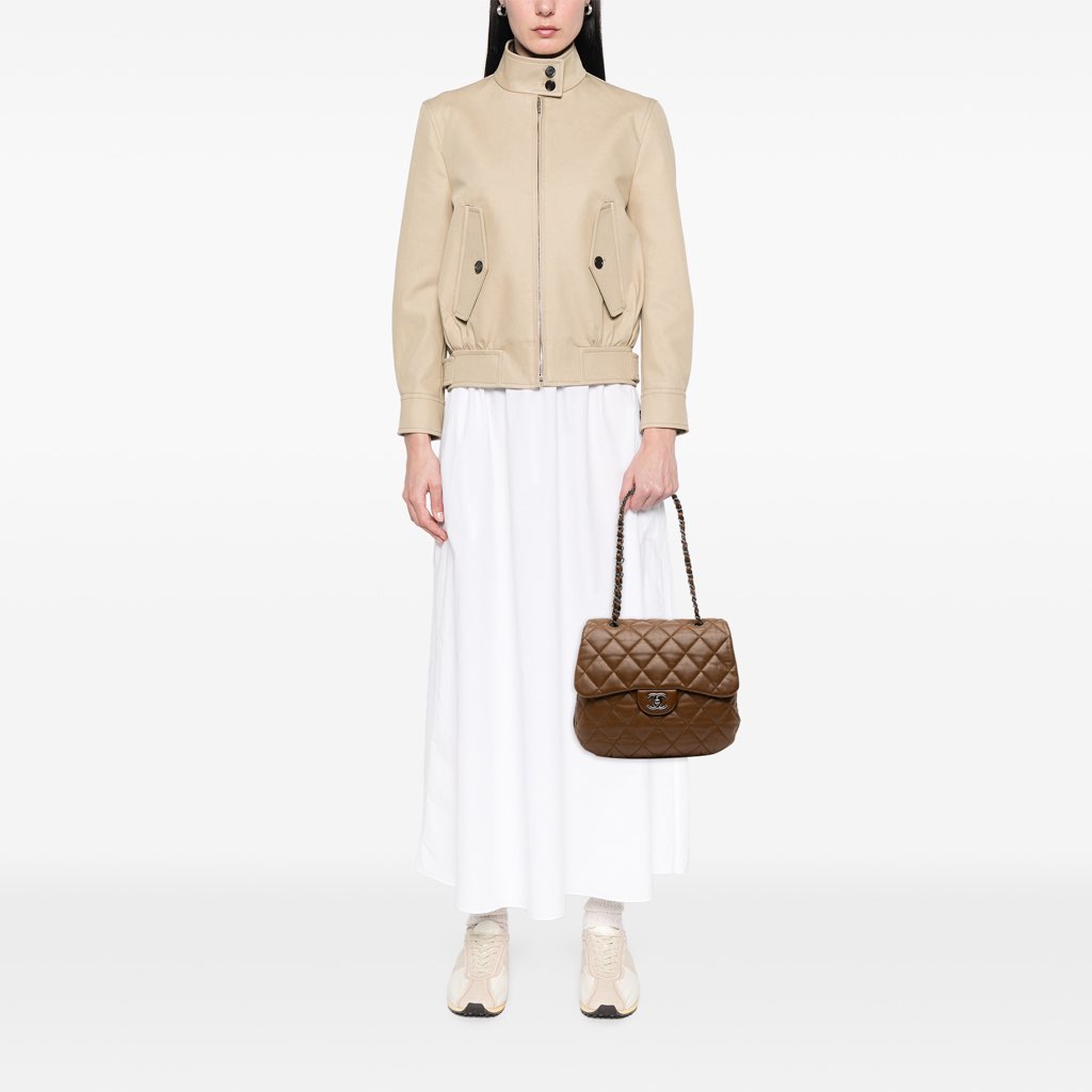 Chanel CC Quilted Lambskin 3 Flap - Image 12